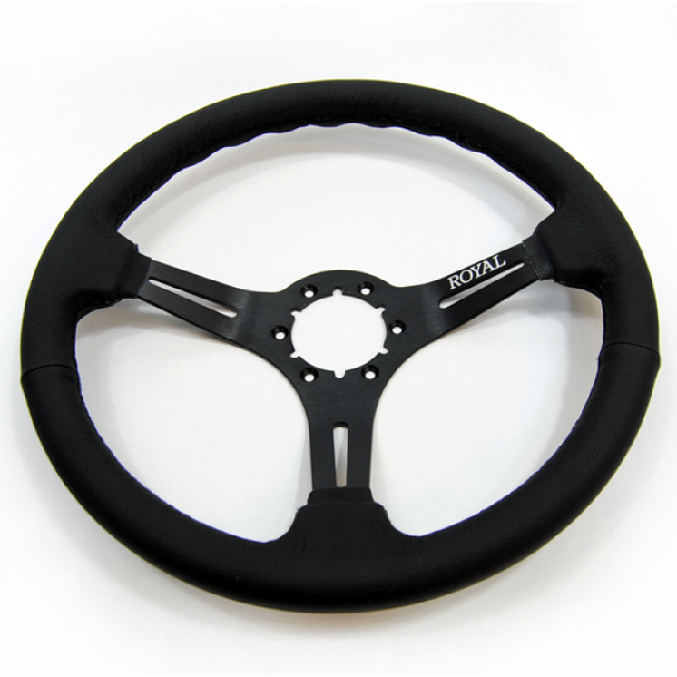 美品　Grip  ステアリング350mm 即納　グリップロイヤル 超歓迎 専門店では 美品 Grip Royal ステアリング350mm 即納