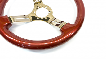 Candy Red on Copper Spokes - 350mm - Image 3
