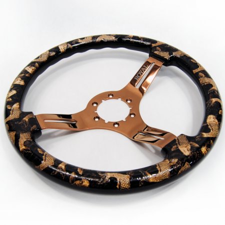 Teggi w/ Carp Etch on Copper Spokes - 350mm - Image 2