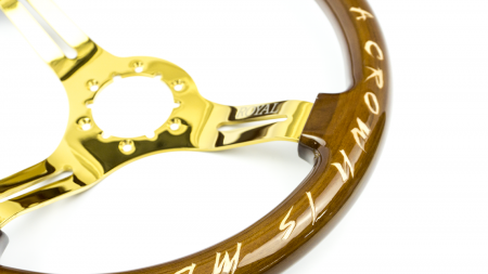 [CHOOSE YOUR ETCH] on Gold Chrome Spokes - 350mm - Image 12