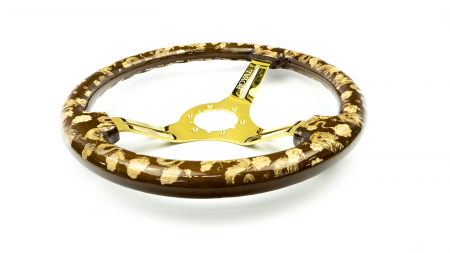 Dragon on Cloud Etch on Gold Spokes - 350mm - Image 2