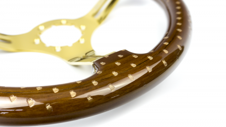 Beer Etch on Gold Spokes - 350mm