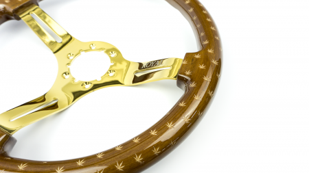 [CHOOSE YOUR ETCH] on Gold Chrome Spokes - 350mm - Image 6