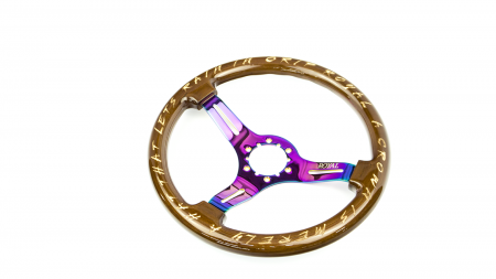 A Crown Is Merely A Hat Etch on Neochrome Spokes - 350mm