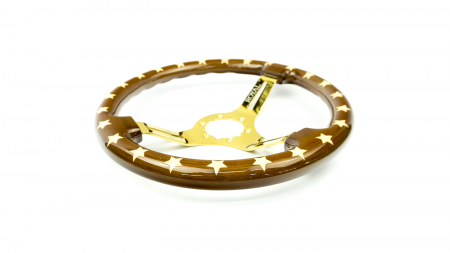 Stars Etch on Gold Spokes - 350mm - Image 2