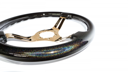 Oil Sparkle on Copper Spokes - 350mm