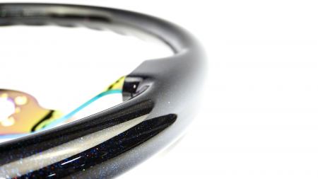 Teggi w/ Blue, Red, Rainbow Flake on Neochrome Spokes - 350mm - Image 8