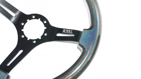 Oil Sparkle on Black Spokes - 350mm