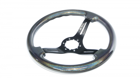 Oil Sparkle on Black Spokes - 350mm - Image 6