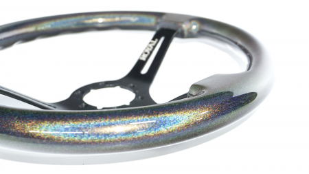 Oil Sparkle on Black Spokes - 350mm - Image 3