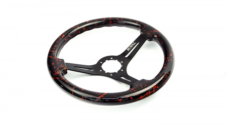 Teggi w/ Si Paint Splatter on Black Spokes - 350mm - Image 2