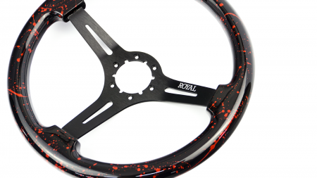 Teggi w/ Si Paint Splatter on Black Spokes - 350mm - Image 4