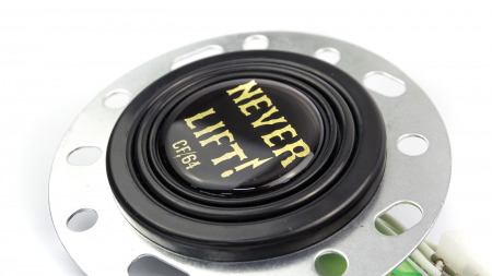 Horn Button - CF64 Never Lift! - Gold - Image 2