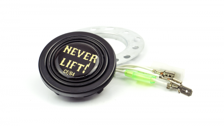 Horn Button - CF64 Never Lift! - Gold - Image 3