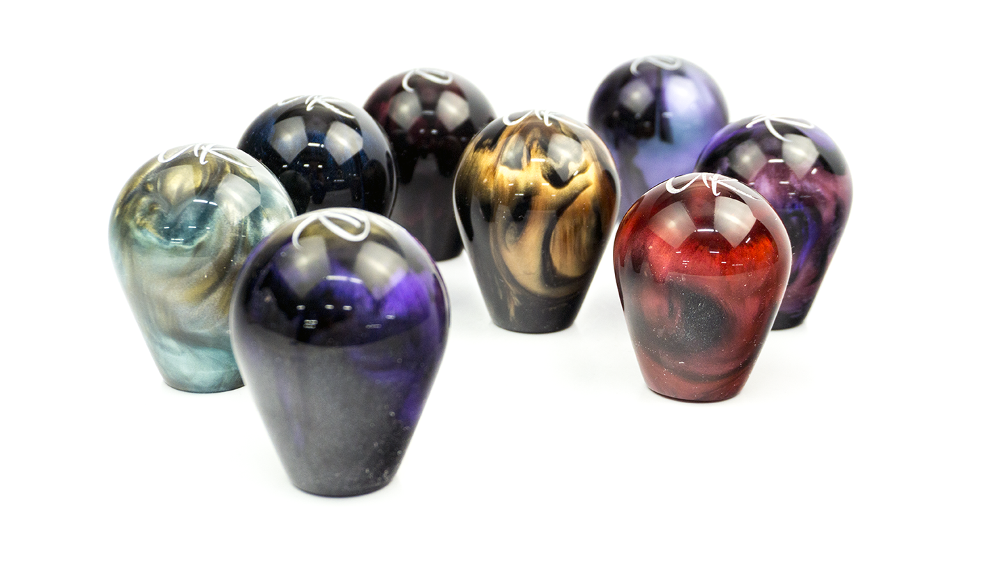 American Shifter 268655 Green Flame Metal Flake Shift Knob with M16 x 1.5 Insert White and Purple Pinstripe Skull 2 