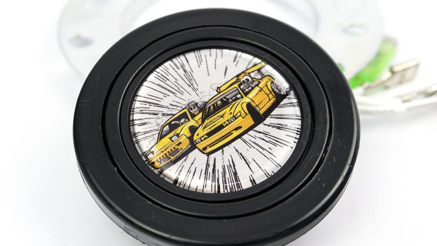 Car shop horn button