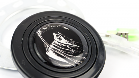 Horn Button - Reaper - Silver