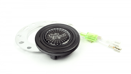 Horn Button - Stars - Silver - Image 2