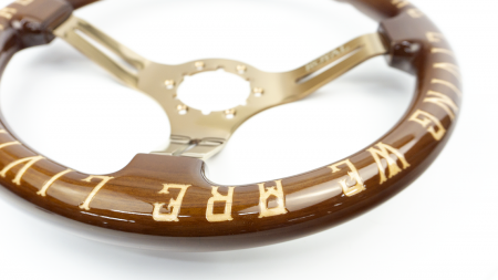 We Are Living Etch on Copper Spokes - 350mm - Image 4