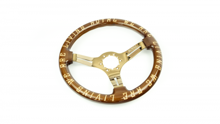 [CHOOSE YOUR ETCH] on Copper Chrome Spokes - 350mm - Image 4
