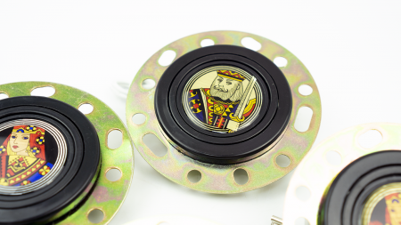 Horn Button - King - Gold - Image 2