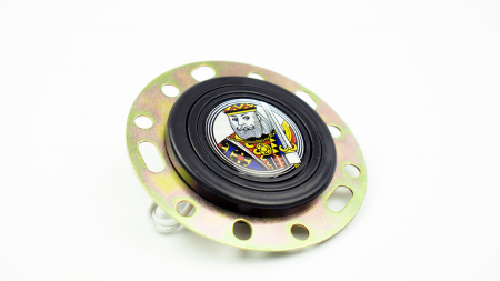 Horn Button - King - Silver - Image 2