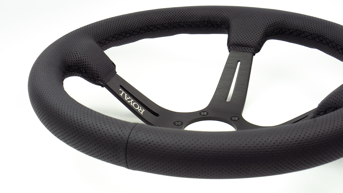 DEUCE The new deep dish slotted steering wheel! Grip Royal