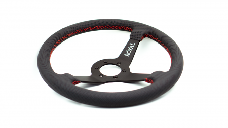 Brute - 350mm - Perforated Leather - Red Stitch - Image 5