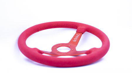 Brute - 350mm - Red Suede on Red Spokes - Image 6