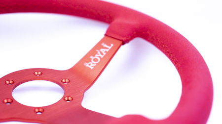 Brute - 350mm - Red Suede on Red Spokes - Image 4