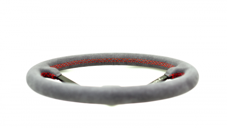Brute - 350mm - Grey Suede - Red Stitch - Image 3