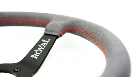 Brute - 350mm - Grey Suede - Red Stitch - Image 5