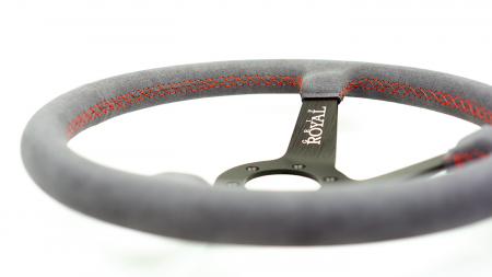 Brute - 350mm - Grey Suede - Red Stitch - Image 7