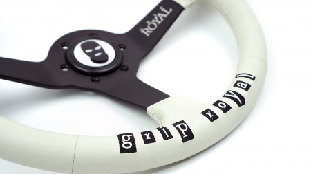 Steal This Wheel! - Brute - 350mm - White Leather - Image 5