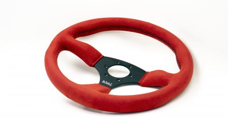 Ace - 350mm - Red Suede - Black Stitch - Image 5