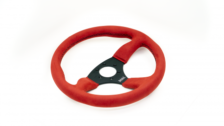 Ace - 350mm - Red Suede - Black Stitch - Image 3