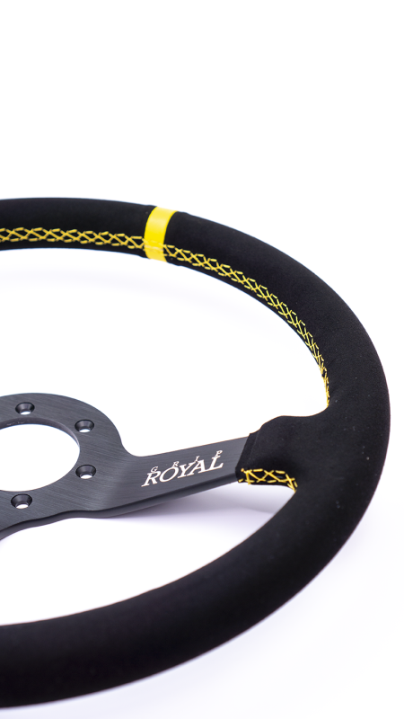 Brute - 350mm - Suede - Yellow TDC - Yellow Stitch