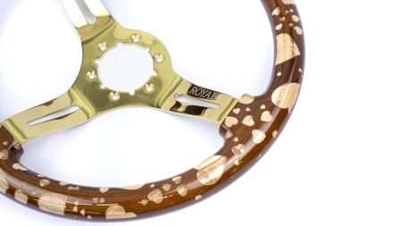 [CHOOSE YOUR ETCH] on Gold Chrome Spokes - 350mm - Image 7