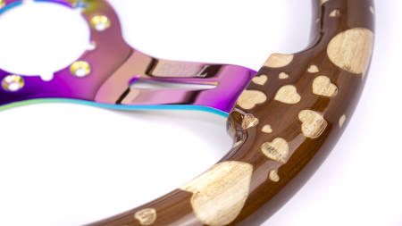 Hearts Etch on Neochrome Spokes - 350mm