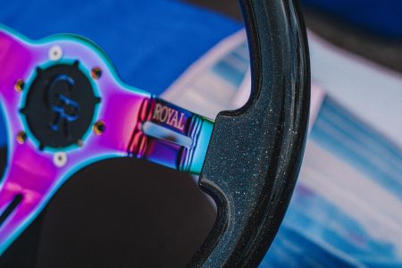 Teggi w/ Blue, Red, Rainbow Flake on Neochrome Spokes - 350mm - Image 16