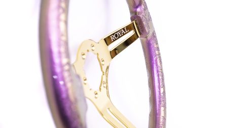 Rosé over Dragon Etch on Gold Spokes - 350mm - Image 8