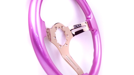 Sassy Pink on Copper Spokes - 350mm