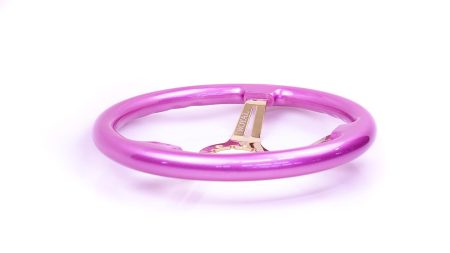 Sassy Pink on Gold Spokes - 350mm - Image 2