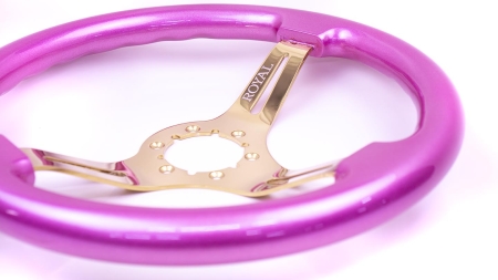 Sassy Pink on Gold Spokes - 350mm - Image 7