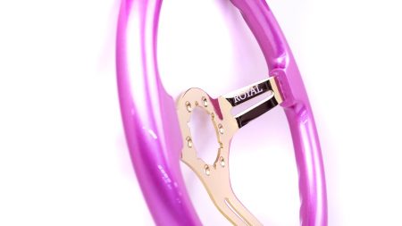 Sassy Pink on Gold Spokes - 350mm - Image 6