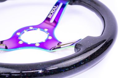 Teggi w/ Blue, Red, Rainbow Flake on Neochrome Spokes - 350mm - Image 10