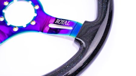 Teggi w/ Blue, Red, Rainbow Flake on Neochrome Spokes - 350mm - Image 13