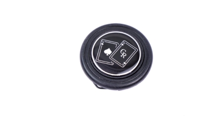 Horn Button - Blackjack - Black