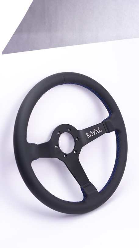 Brute - 350mm - Leather - Blue Stitch - Image 6