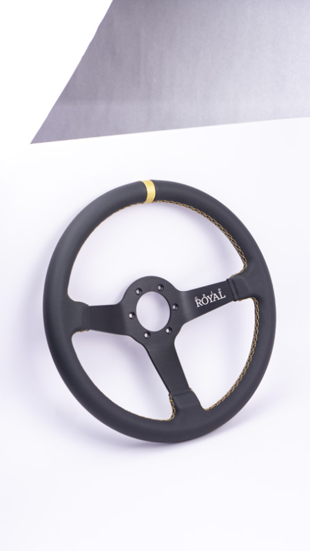 Brute - 350mm - Leather - Gold TDC - Gold Stitch - Image 7